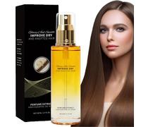 Huile de soin capillaire, spray réparateur portable, solutions de contrôle des frisottis, brume revitalisante nourrissante de 80 ml avec formule épaississante, solution hydratante pour hommes, femmes