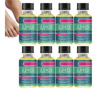Huile de soin des ongles 3 jours, kit de réparation pour ongles naturels cassés, vernis à on/gles transparent fortifiant, soin huileux pour on/gles abîmés, fortifiant ong/les d'orteils fragiles (8PCS)