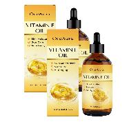 Huile de soins polyvalente à la vitamine E - Essence hydratante et nourrissante en profondeur, convient pour le visage, le corps et les cheveux, légère et à absorption rapide, non grasse, idéale pour 