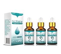 Huile de Traitement de Sonnerie Doreille 20ml, Remède de Sonnerie pour Les Oreilles Soulage Les Douleurs de Loreille Traitement Soulagement Des Acouphènes Soins Des Oreilles (3 pièces)