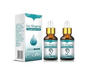 Huile de Traitement de Sonnerie Doreille 20ml, Remède de Sonnerie pour Les Oreilles Soulage Les Douleurs de Loreille Traitement Soulagement Des Acouphènes Soins Des Oreilles (2 pièces)