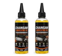 Huile de tronçonneuse 100 ml, lubrifiant pour barre et chaîne, huile professionnelle avec protection contre la rouille, réduit l'usure durable, lubrifiant pour tronçonneuse électrique et scie à perche