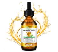Huile de Vitamine E, 100% Naturelle Vitamine E Huile 75 000 UI Pour Cheveux, Visage et Corps, Renforce et Hydrate les Cheveux et les Ongles, Hydratation Profonde et Raffermissement de la Peau (1)