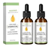 Huile de Vitamine E, 2 x 30 ml Vitamine e Huile Pure,Vitamin E Oil for Skin