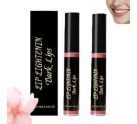 Huile d'éclaircissement des lèvres pour les lèvres noires - Huile hydratante rose avec vitamine E, baume teinté pour les femmes et les hommes, hydratant durable pour les fissures sèches (2)