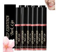 Huile d'éclaircissement des lèvres pour les lèvres noires - Huile hydratante rose avec vitamine E, baume teinté pour les femmes et les hommes, hydratant durable pour les fissures sèches (10)