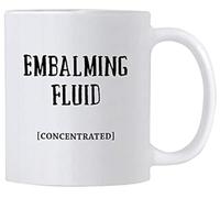 Huile D'Embaumement, Croque-Mort Ou Directeur De Funérailles Humoristique Mug Drôle Tasse Pratiques Tasses À Thé Pour Travail Cuisine Cacao 330Ml