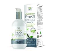 Huile d'émeu australienne ultra pure de luxe Y-Not Natural, huile d'émeu de qualité hospitalière 200 ml | Enrichi en bois de santal : l'hydratant ultime pour la peau, les ongles et le cuir chevelu