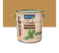 Huile d'entretien - teinte naturel - 2,5 litres BLANCHON