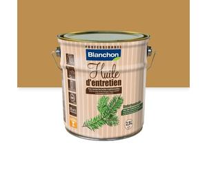 Huile d'entretien - teinte naturel - 2,5 litres BLANCHON