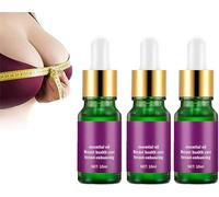 Huile D'essence Naturelle Raffermissante pour La Poitrine, Huile Naturelle D'augmentation Mammaire, Courbes Naturelles D'augmentation Mammaire (3 Pièces)