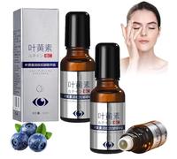 Huile d'Essence pour les Yeux à la Lutéine, Huile d'Essence pour les Yeux à la Vitamine C et à la Lutéine, Sérum Lifting pour les Yeux, pour tous les types de peaux (2pcs)
