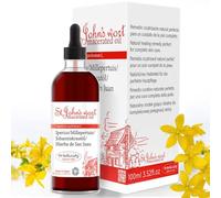 Huile d'Hypericum Millepertuis Hydratante pour la Peau et les Cheveux. Anti Vergetures pendant la Grossesse, Huile de Massage Corps, Anti Cellulite Raffermissante et Anti âge Visage 100 ml
