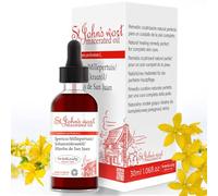 Huile d'Hypericum Millepertuis Hydratante pour la Peau et les Cheveux. Anti Vergetures pendant la Grossesse, Huile de Massage Corps, Anti Cellulite Raffermissante et Anti âge Visage 30 ml
