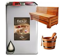 Huile d'imprégnation du bois dans le sauna 5l imprégnation sauna Flexol