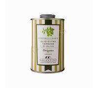 Huile d'olive extra vierge des Pouilles (99%) aromatisée à l'origan - Condiment artisanal italien | Saveur naturelle et méditerranéenne | Huile d'olive extra vierge pressée à froid | Bidon de 250 ml