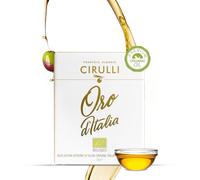 Huile d'Olive Extravergine Biologique Cirulli 100% Italienne - 3L Bag in Box avec Robinet Latéral - Récolte Naturelle - Huile EVO Premium - Brut et Non Filtrée - Sans Additifs