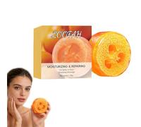 Huile d'olive Loofah Bar Savon - Savon exfoliant et hydratant, Savons douces Bar nettoyant la peau sensible, Savons pour l'odeur du corps et l'odeur des personnes âgées (1)