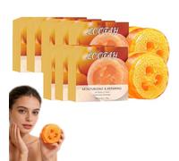 Huile d'olive Loofah Bar Savon - Savon exfoliant et hydratant, Savons douces Bar nettoyant la peau sensible, Savons pour l'odeur du corps et l'odeur des personnes âgées (8)