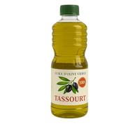 Huile d'Olive Tassourt 50 CL - Vierge 100% Naturelle, Pressée à Froid, Idéale pour Salades et Plats Méditerranéens, Goût Authentique