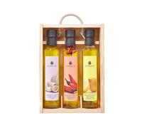 Huile d'Olive Vierge Extra '3 Condiments' (3 x 250 ml) - La Chinata