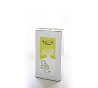 Huile d'Olive Vierge Extra Coratina 3L - Boîte - Huile EVO Extraite à Froid - Goût Intense et Fruité - 100% Italien - Moulin Mazzone
