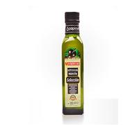 Huile d'Olive Vierge Extra Premium, Huile d'Olive Espagnole en Bouteille Carrée Élégante - Lot de 12 × 250ml