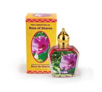 Huile d'onction de Terre Sainte Rose de Sharon d'Israël Flacon à bille de 1/2 oz de Jérusalem Essences d'origine locale Cadeau pour pasteurs prêt