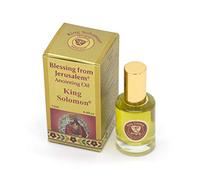 Huile d'onction dorée King Salomon 12 ml de Holyland Jérusalem - Édition limitée
