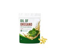 Huile d'origan à l'huile de graines noires │60 unités | Favorise le confort immunitaire et digestif quotidien│ Facile à utiliser│Sans gluten