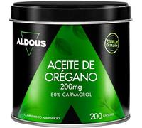Huile d'origan en gélules avec 160 mg de carvacrol - 200 gélules - 1 par jour - Renforcement naturel du système immunitaire - Bien-être digestif et antioxydant - 80% de carvacrol - Sans additifs