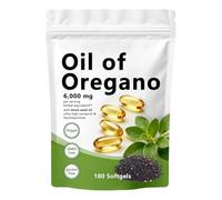 Huile d'origan gélules molles 2 en 1 6000 mg d'huile d'origan avec huiles de graines noires, capsules de supplément d'origan, immunité naturelle, faciles à avaler, riche en nutriments, expérience de