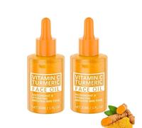 Huile Éclaircissante,Serum Éclaircissant Anti-taches Visage et Corps,Vitamine C et Curcuma Nettoie La Peau En Profondeur,Offrant Un Teint Unifié,Pour Tous Types de Peaux Pour Hommes et Femmes 30ml (2)