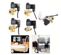 Huile - Électrovanne avec clapet anti-retour intégré pour compresseurs d'air et outils pneumatiques - Silencieux - Silencieux - Pour M14/pour M16/M19 - Options de filetage (B)