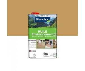 Huile Environnement Biosourcée pour parquet - teinte ultra mat - 5 L BLANCHON