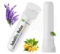 Huile Esentielle Lavande Vraie et Ylang-Ylang Bio à Inhaler - Anti Stress - Améliore le Sommeil - Aromathérapie relaxant par Inhalation - Inhalateur Naturel aide à Dormir - Inhalbio Relax