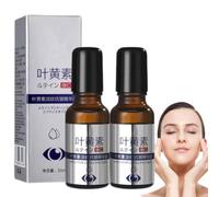 Huile essentielle antirides à la lutéine, huile sérum antirides pour les yeux à la lutéine, essence à bille de lutéine, antirides atténuant les cernes et les poches sous les yeux (2 pièce)
