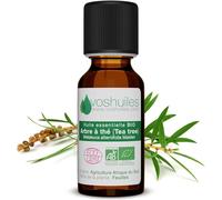 Huile Essentielle Arbre À Thé Bio 5ml-Parfum Citronné,Boisé-Réputée Pour Ses Nombreuses Vertus-Huiles Essentielles De Qualité-100% Pure Et Naturelle-Hebbd Et Certifiée Ecocert