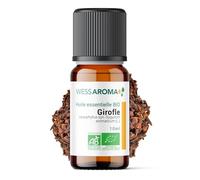 Huile Essentielle BIO de Clou de Girofle 10ML - Certifiée AB - 100% Pure & Naturelle, Chémotypée HEBBD - Pratiques agricoles durables - Analysée et conditionnée en France