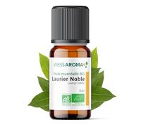 Huile Essentielle BIO de Laurier Noble 5ML - Certifiée AB - 100% Pure & Naturelle, Chémotypée HEBBD - Pratiques agricoles durables - Analysée et conditionnée en France