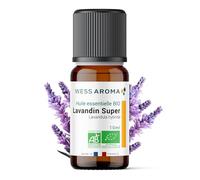 Huile Essentielle BIO de Lavandin Super 10ML - Certifiée AB - 100% Pure & Naturelle, Chémotypée HEBBD - Pratiques agricoles durables - Analysée et conditionnée en France