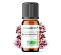 Huile Essentielle BIO de Marjolaine à coquilles 10ML - Certifiée AB - 100% Pure & Naturelle, Chémotypée HEBBD - Pratiques agricoles durables - Analysée et conditionnée en France