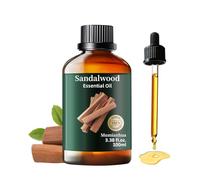 Huile Essentielle Bois de Santal 100ML,100% Pure Naturelle bois de santal, pour DIY Savon, Massage, Bougies,Aromathérapie