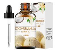 Huile Essentielle Coco Et Vanille, 30ml Huile De Coco Bio Cheveux, Coconut Oil, Huile Essentielle Noix De Coco Aromathérapie Naturelle Pour Diffuseur, Huile Parfumée Noix De Coco (Noix de coco)