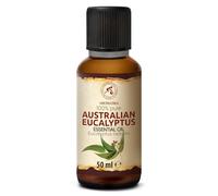 Huile Essentielle D’eucalyptus Australien 50 ml - Eucalyptus Radiata - pour Diffuseur et Lampe Aroma - le Savon et les Bougies - Parfums d'Intérieur - Arôme frais - Aromathérapie