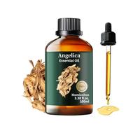 Huile Essentielle d'Angélique 100ML- 100% Natural Pure Uncut Huile Essentielle Angelica Archangelica pour Diffuseur Électrique, Massage, Bougies et Soin du Corps