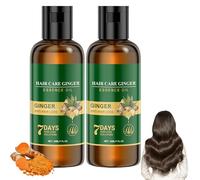 Huile essentielle d'angélique et de gingembre, sérum capillaire naturel, répare les cheveux abîmés, renforce les racines, nourrit les racines, rend les cheveux plus forts, plus épais (2Pièce)