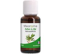 Huile Essentielle d'ARBRE A THE BIO - Tea Tree - Distillée en FRANCE - Mearome - 30 ml - 100% Pure et Naturelle, HEBBD, HECT