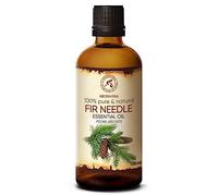 Huile Essentielle de Aiguille de Sapin 100ml - Naturelle Essentielle Pure pour Aromathérapie - Sauna - Relaxation - Diffuseur de Arômes - Fir Needle Oil