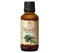 Huile Essentielle de Aiguille de Sapin 50 ml - Aromatisation du Sapin de Noël - Abies Sibirica - Aromathérapie - Sauna - Arômes Maison - Diffuseur de Parfum D'ambiance